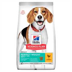 Hills Science Plan Perfect Weight Medium Adult Dry Dog Food - Chicken 